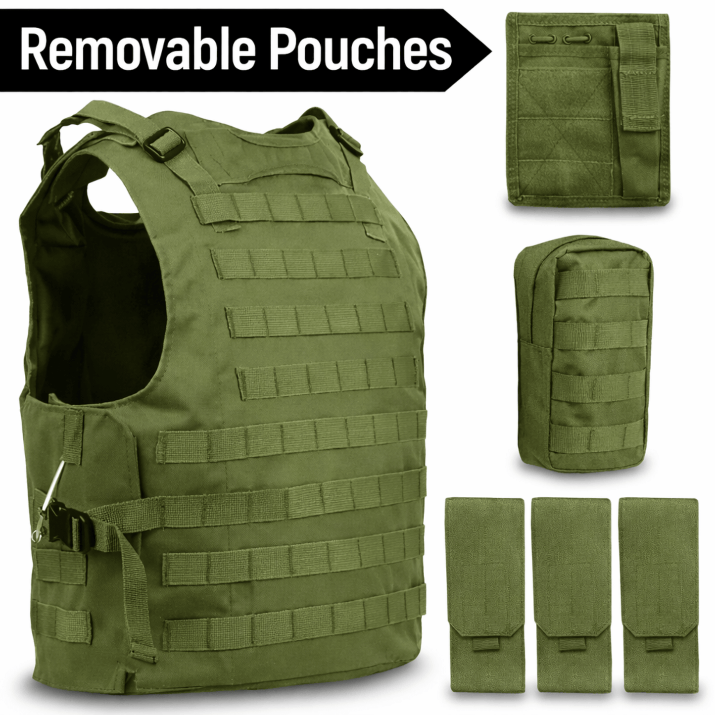 Chaleco Portaplacas Táctico Militar XGear