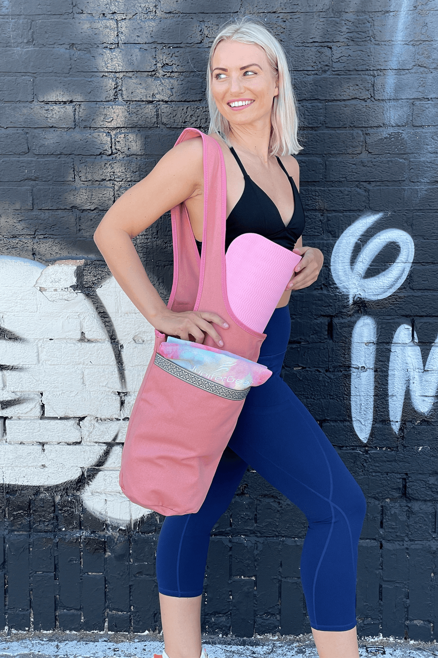 Sac de transport pour tapis de yoga JupiterGear avec grandes poches