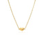 14k Yellow Gold Chain Necklace with Polished Knot