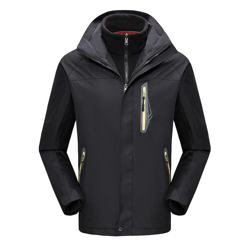 Three-in-One Winter Shell Jacket - Windproof & Waterproof