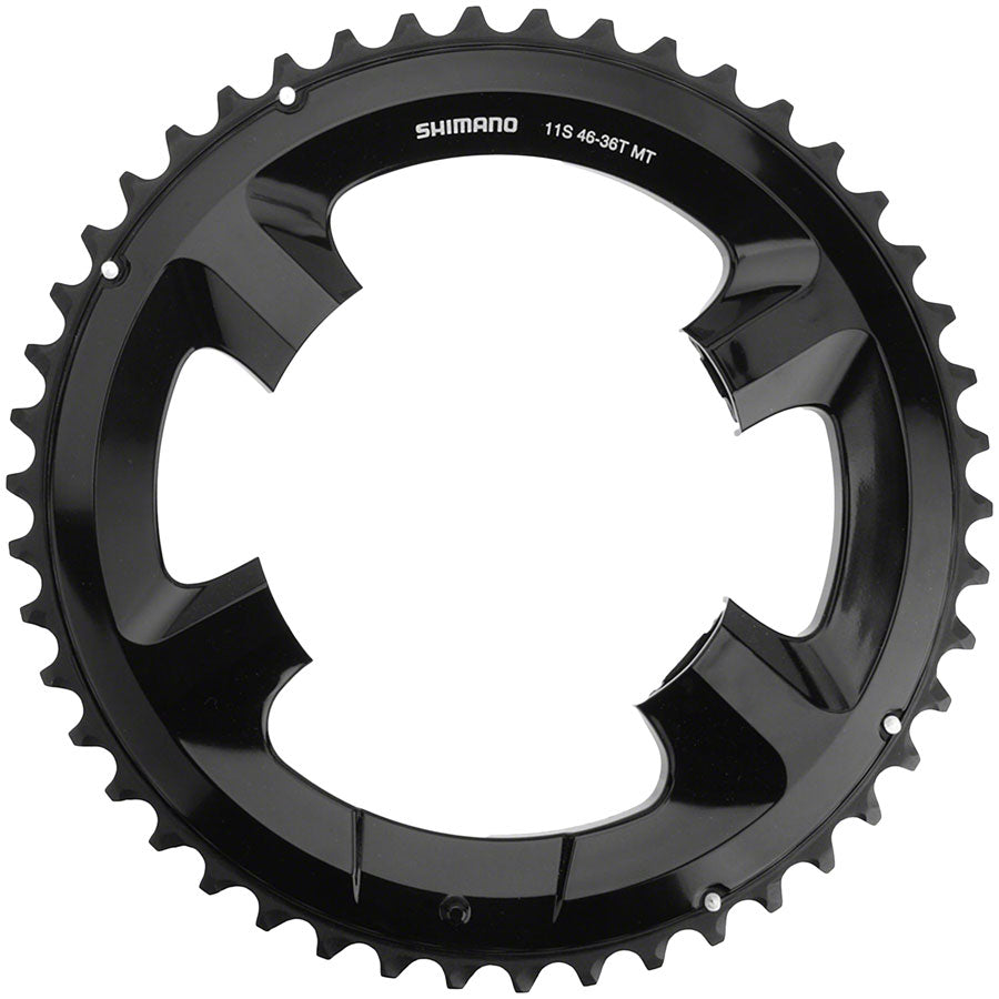 Cadena Shimano FC-RS510 - 46t Asimétrica 110mm BCD Negra