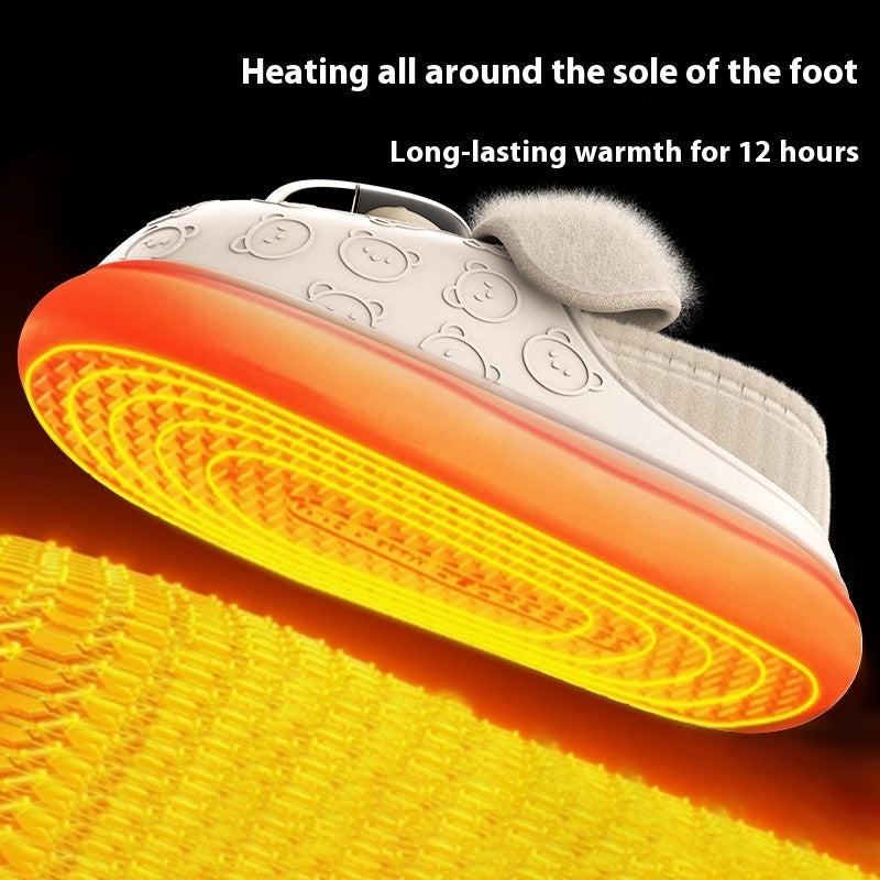 Rechargeable Heating Slippers for Couples