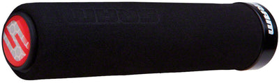 SRAM Foam Grips - Black Lock-On for Enhanced Comfort