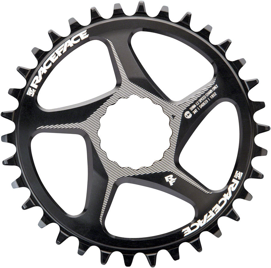 RaceFace Narrow Wide Direct Mount CINCH Chainring - 34t Negro
