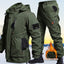 Fleece-Lined Waterproof Jacket Suit for Autumn & Winter