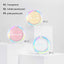 Fit Colors 3-Color Fresh Jelly Lip Mask Lip Mask Transparent Fine Flash Temperature-Controlled Discoloration Moisturizing Lip Jelly Lip Gloss - Korvel