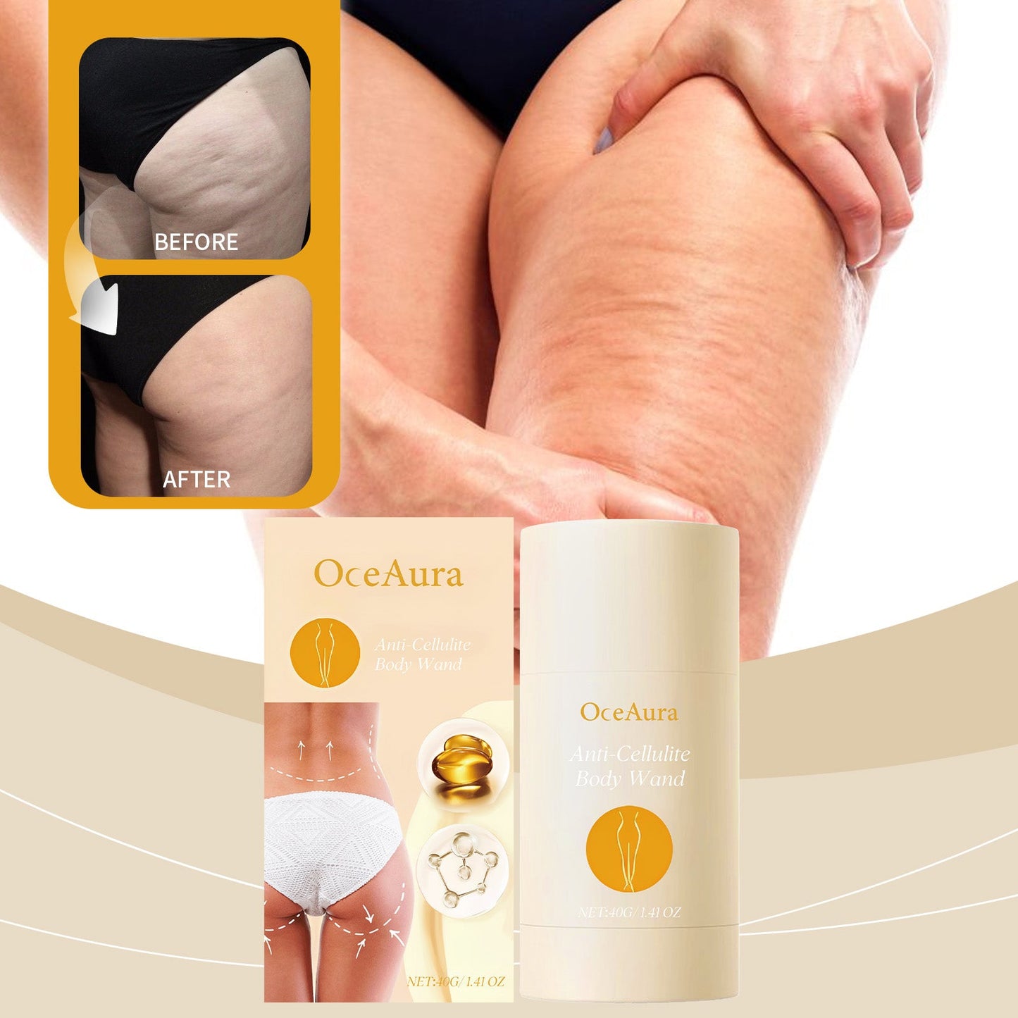 Oceaura Moisturizing And Firming Body Bar, Firming Skin Anti-Wrinkle Dry Moisturizing And Moisturizing Body Bar - Korvel