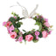 Elegant Flower Garland Hair Wreath for Special Occasions