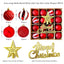 Christmas decoration 6cm electroplated ball plastic ball special-shaped painted Christmas ball gift Christmas tree pendant - Korvel