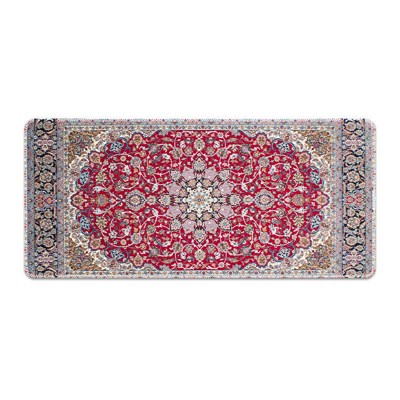 Large Persian Mouse Pad Office Carpet MousePad Natural Rubber Lockedge Anti Slip Desk Mat Laptop Office Game Accessories Pad - Korvel