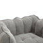 Soft Bean Bag Chair with High Resilient Foam(Chips)for living room and bedroom,Comfortable Square Lazy Sofa with Footstool - Korvel
