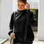 Casual round neck long sleeved velvet shirt women's top velvet shirt - Korvel