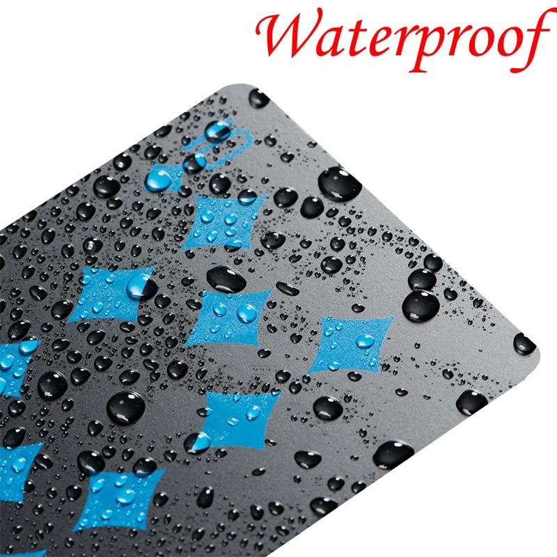 Cartes à jouer en PVC imperméable de qualité supérieure