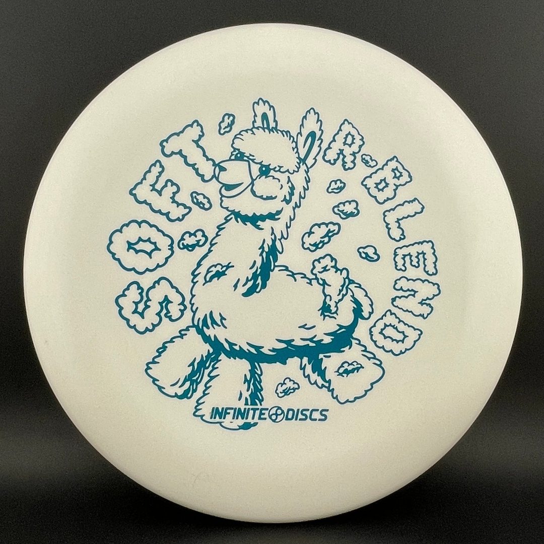 Soft R-Blend Alpaca Disc Golf Putter - Fluffy Alpaca Stamp