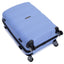 Hardshell Suitcase Spinner Wheels PP Luggage Sets Lightweight Durable Suitcase ,3-Piece Set (20/24/28) ,Purplish Blue - Korvel