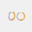 18K Gold-Plated Huggie Earrings - Korvel