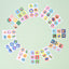 [120 pieces] Shield essential oil fragrance sticker non-woven fabric sticker adult and children silicone non mosquito repellent wristband - Korvel