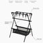 Outdoor camping folding shelf camping car drying rack drying net drying rack storage rack - Korvel