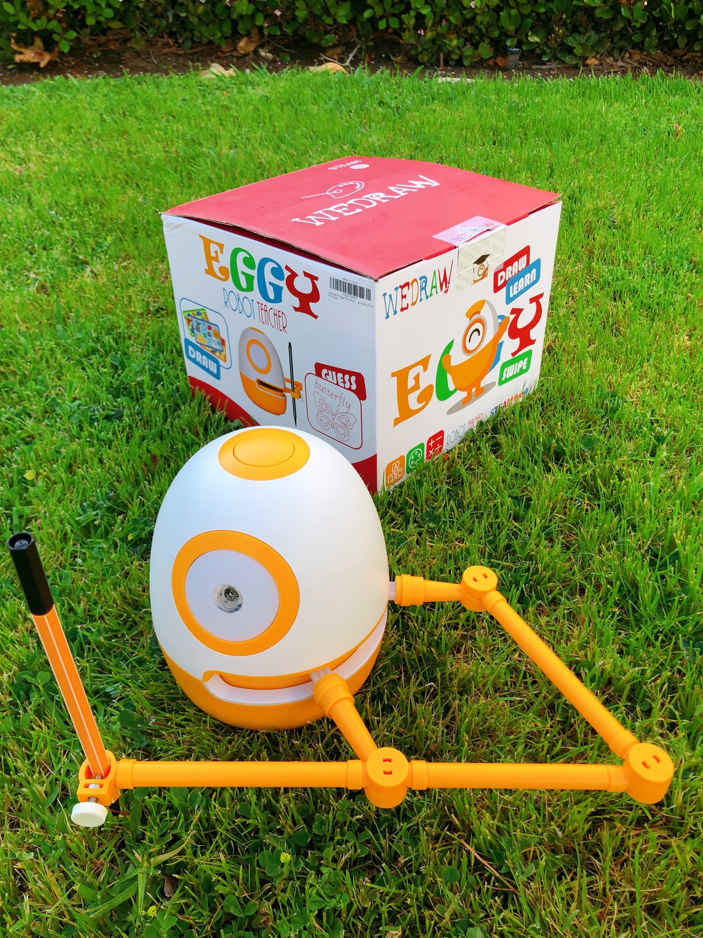 Robot Enseignant Eggy : Jouet Éducatif de Dessin pour Préscolaires