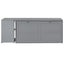Queen Size Murphy Bed with Rotable Desk  Gray - Korvel