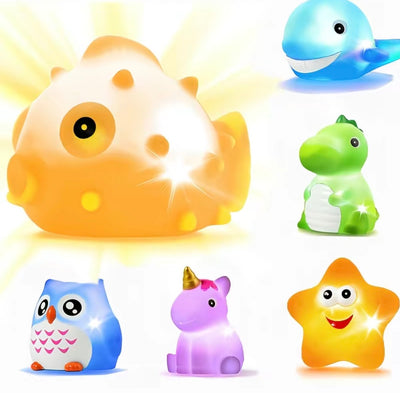 Juguete de baño LED GlowSplash - Diversión interactiva para niños