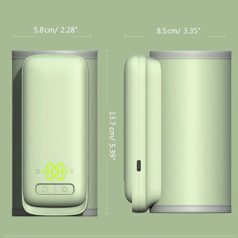 Portable USB Charging Bottle Warmer with Insulation Cover