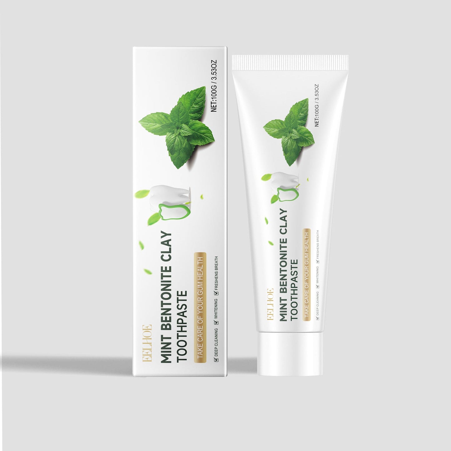 Volcanic Ash Tooth Cleaning Toothpaste Improves Yellow Teeth And Gently Cleans Tooth Dirt Daily Care Toothpaste - Korvel