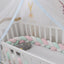 Coussin de Bumper de Lit Braid Knot pour Bébé de 100 cm Premium
