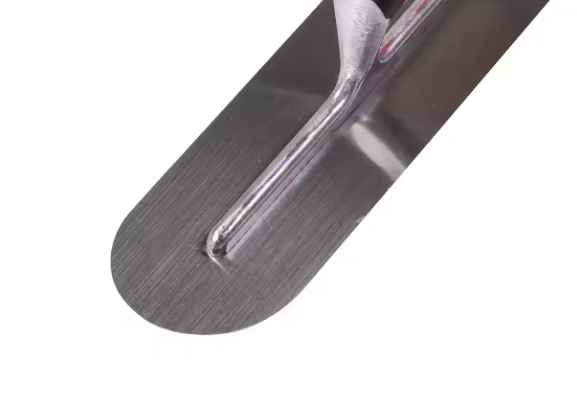 High Quality Stainless Trimming shovel, 35 Cm x 5 cm, very suitable for buckets, slate, plaster, concrete, curved handle, high c - Korvel