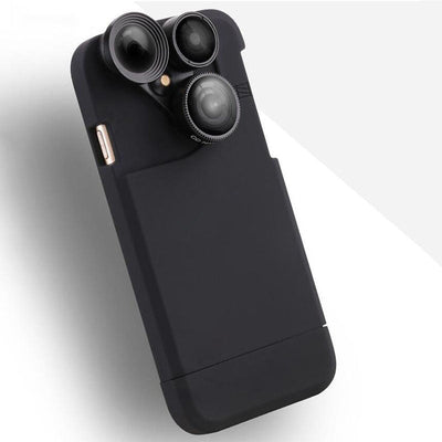 4 In 1 Telescope lense Mobile Phone Case for Iphone x 8plus 7 plus 6 plus 8 7 6s Camera lenses Outdoor Hunting - Korvel