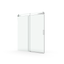 68 to 72 inches wide x 76 inches high frameless soft closing shower door 3/8 inches (10mm) thick brushed nickel solid glass 22D0 - Korvel