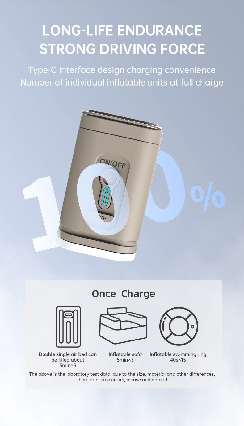 Mini USB Air Pump Electric Vacuum Pump Storage Compression Micro Suction Pump Portable Outdoor Travel Home - Korvel