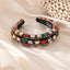 Retro Baroque colored glass drill sponge hair hoop - Korvel