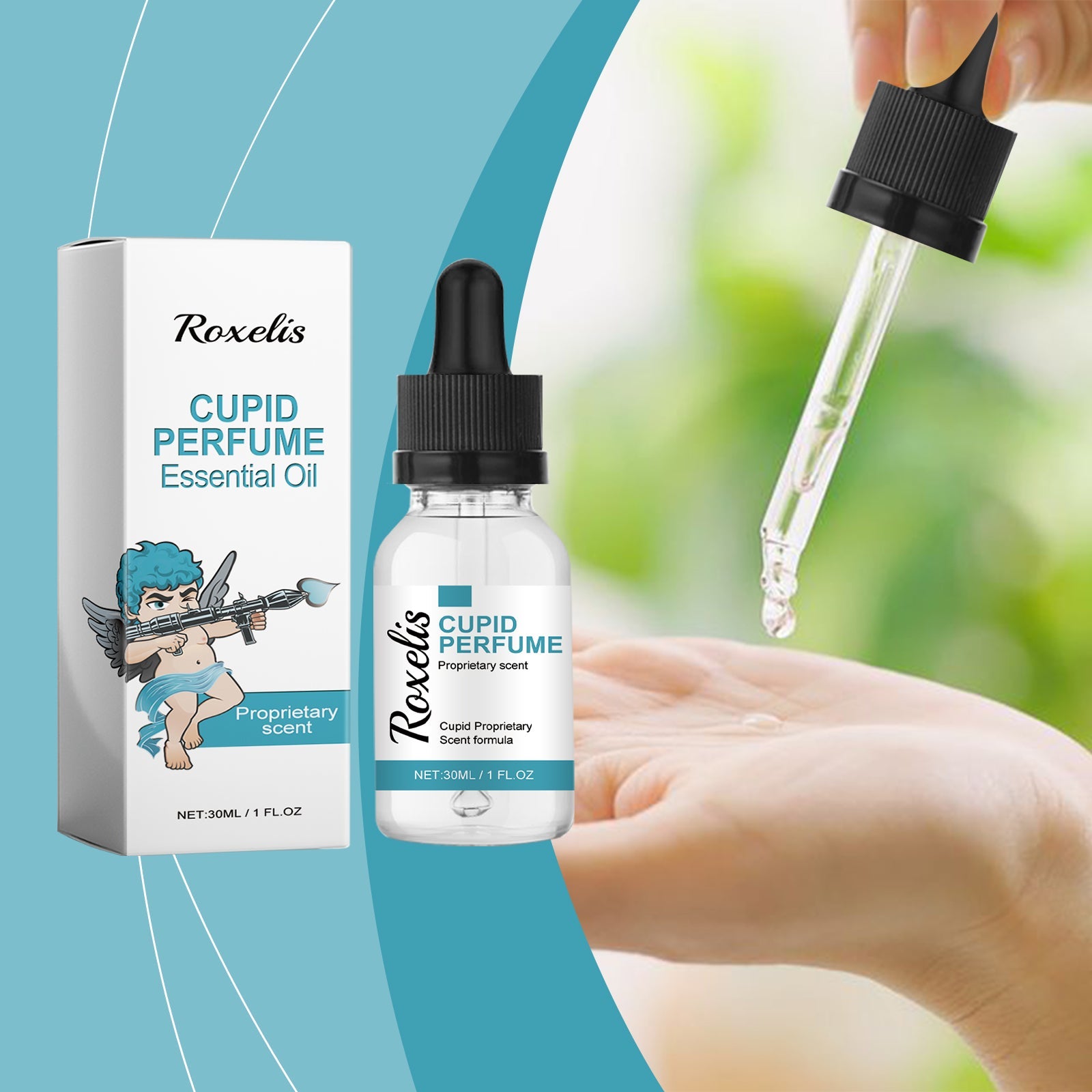 Cupid Series Cologne Natural Long-Lasting Fresh Fragrance Fragrance Fragrance Date Fragrance Portable Perfume - Korvel