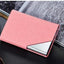 Itapkris Business ID Credit Card Holder For Women Men Fashion Brand Metal Aluminum Card Case PU Leather Porte Carte - Korvel