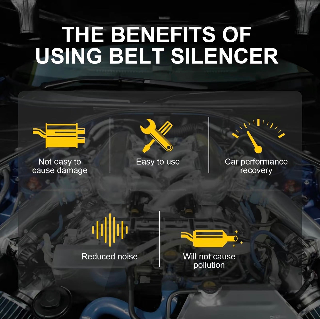 BeltGuard Anti-Squeal Spray for Automotive Belts