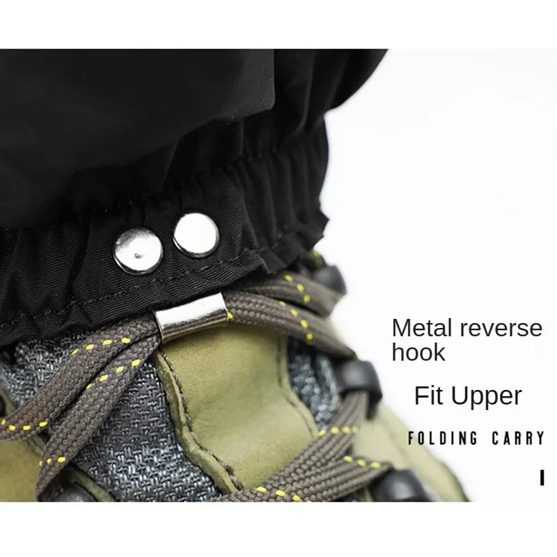 Outdoor Ski Snow Cover for Men and Women Hiking Mountaineering Sport Cycling Anti-snow Anti-sand Leggings Shoes Leg Cover - Korvel