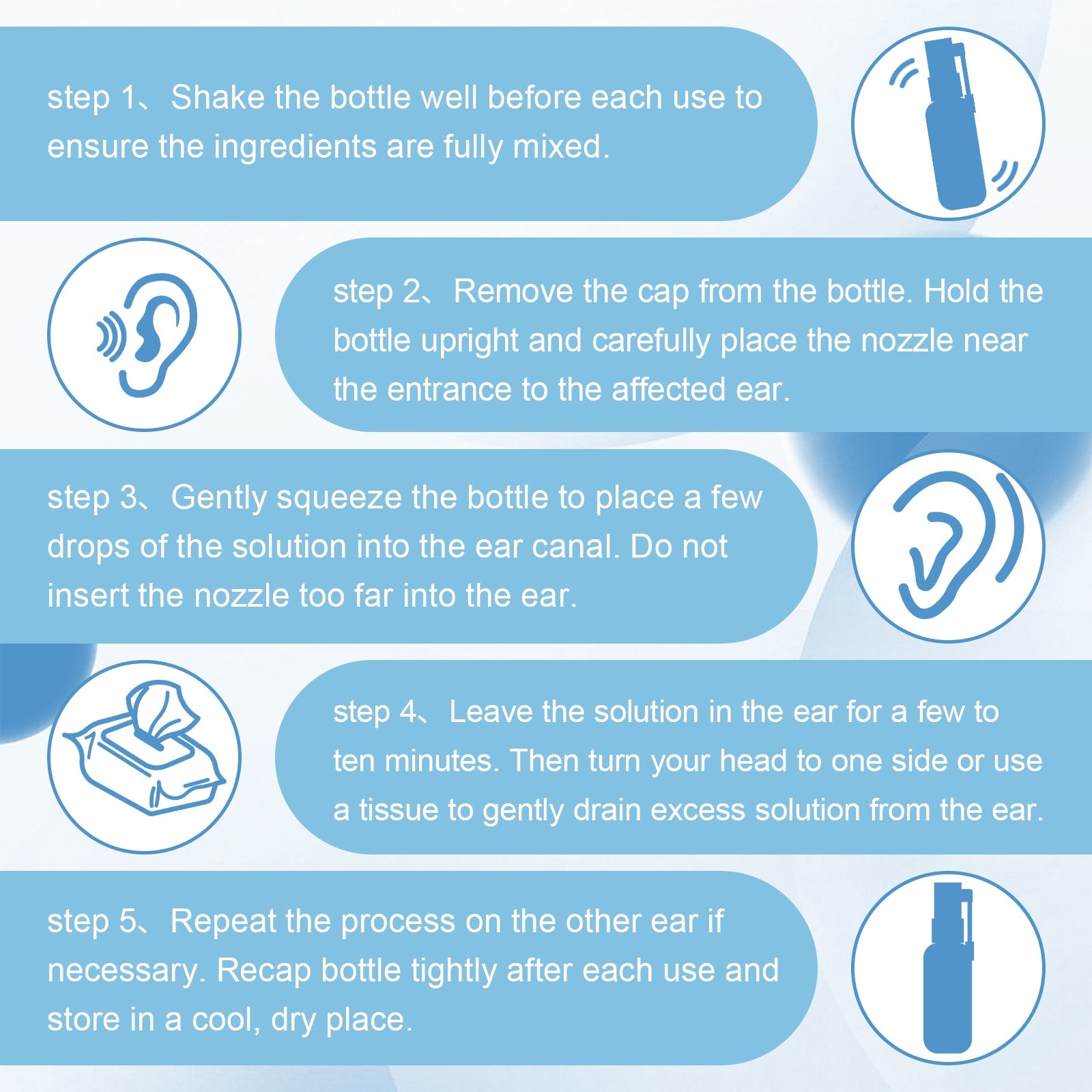 Tinnitus Relief Spray, Relieves Ear Discomfort Earplugs Earwax Cleaning Ear Care Spray - Korvel