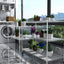 5 Tier 6000lbs Heavy Duty Adjustable Storage Rack Metal Shelf Wire Shelving Unit Chrome - Korvel