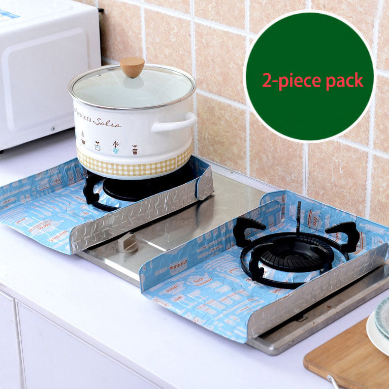 Tapis d'isolation en aluminium pour cuisinière à gaz - 2 pièces