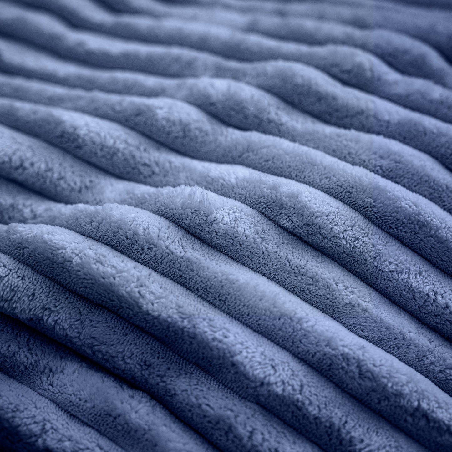 Faux Fur Classic Bean Bag blue - Korvel