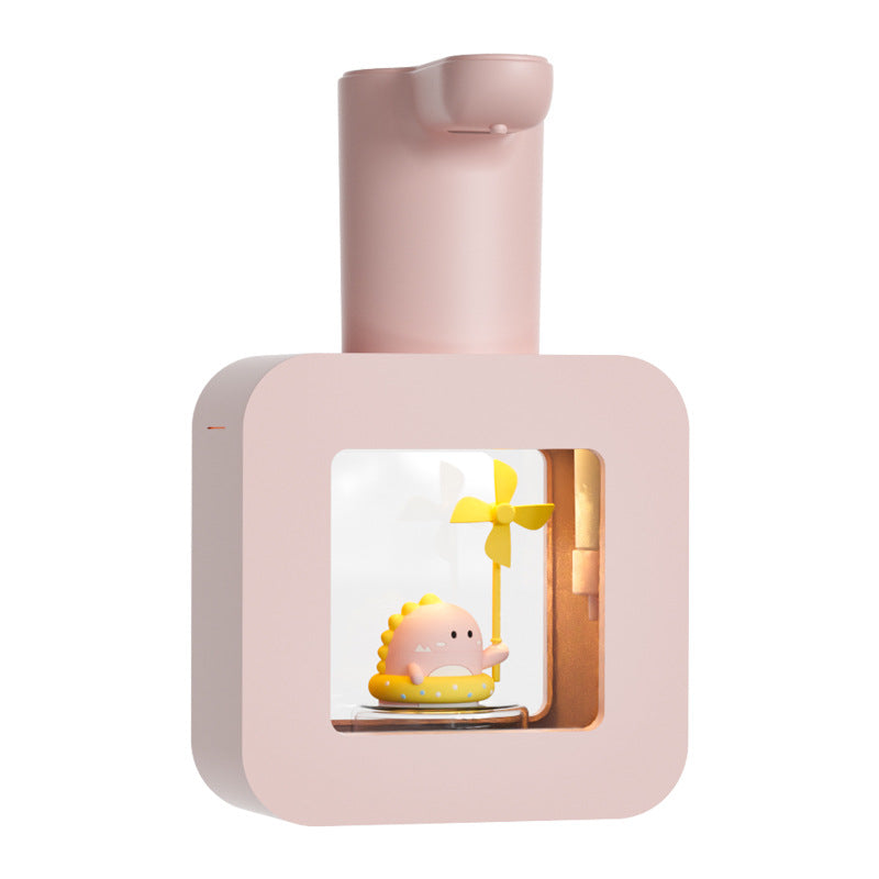 Cute Cat Rechargeable Touchless Automatic Soap Dispenser 400ml Kids foam Soap Dispenser with Night Light - Korvel