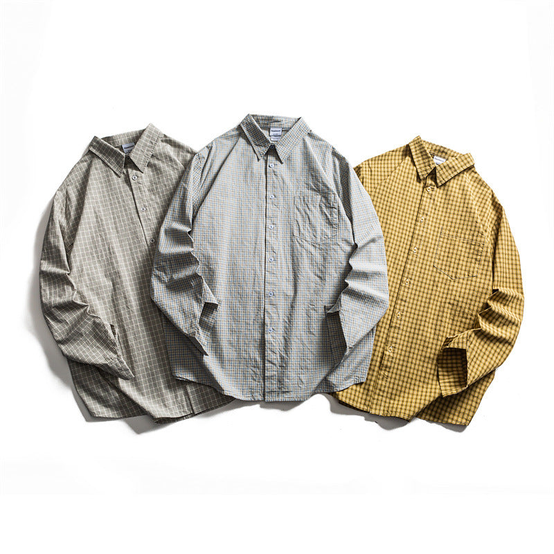 Checkered Long Sleeve Casual Shirt