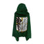 Wings of Liberty Survey Corps Attack on Titan Cape Blanket Otaku Shawl Blanket Anime Blanket Lunch Break Nap - Korvel