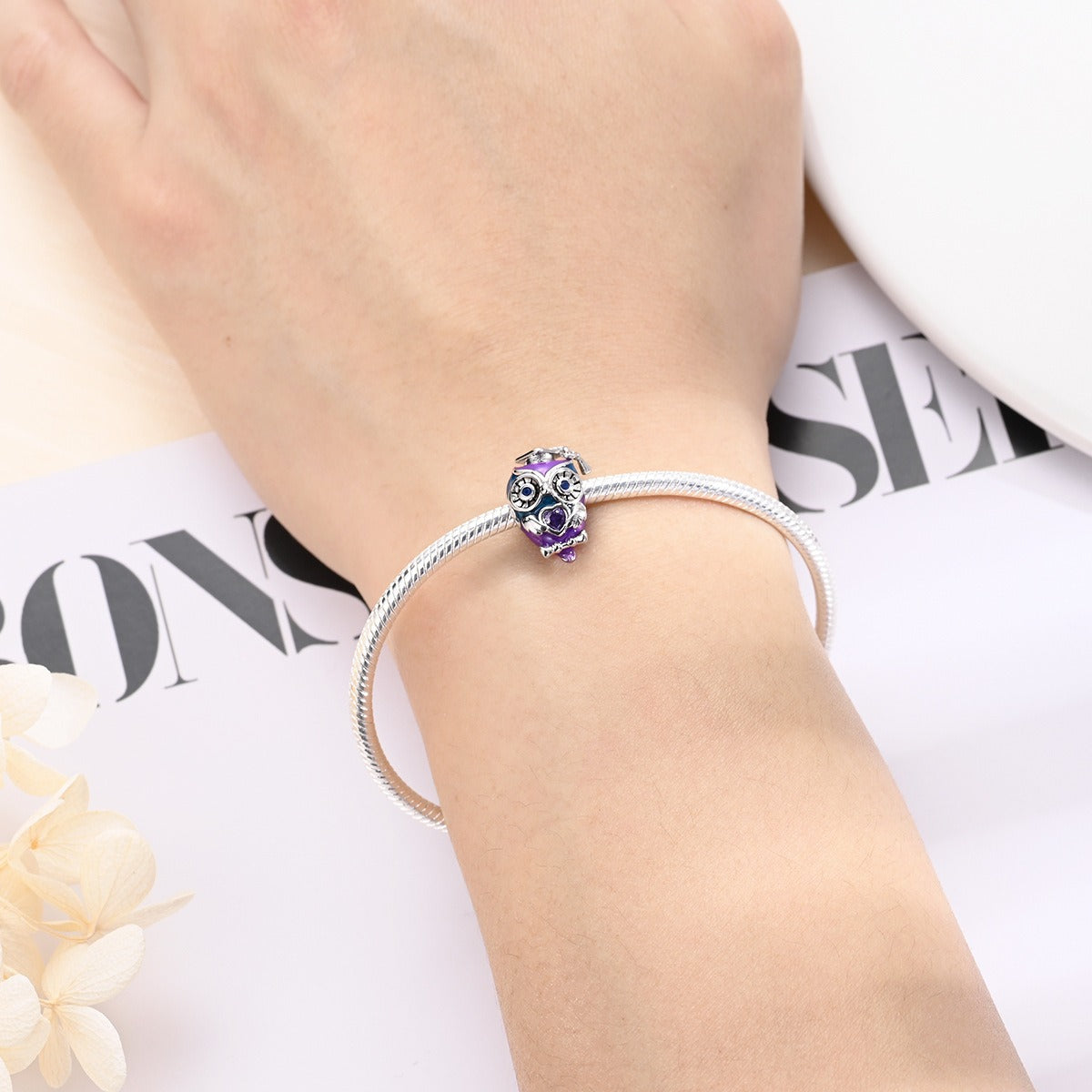 Bachelor's Hat Owl Bead Bracelet Diy - Korvel