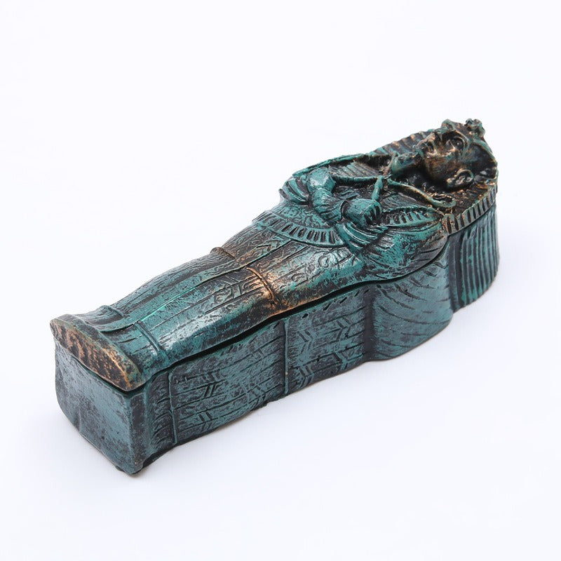 Mummy coffin fish tank resin ornaments - Korvel