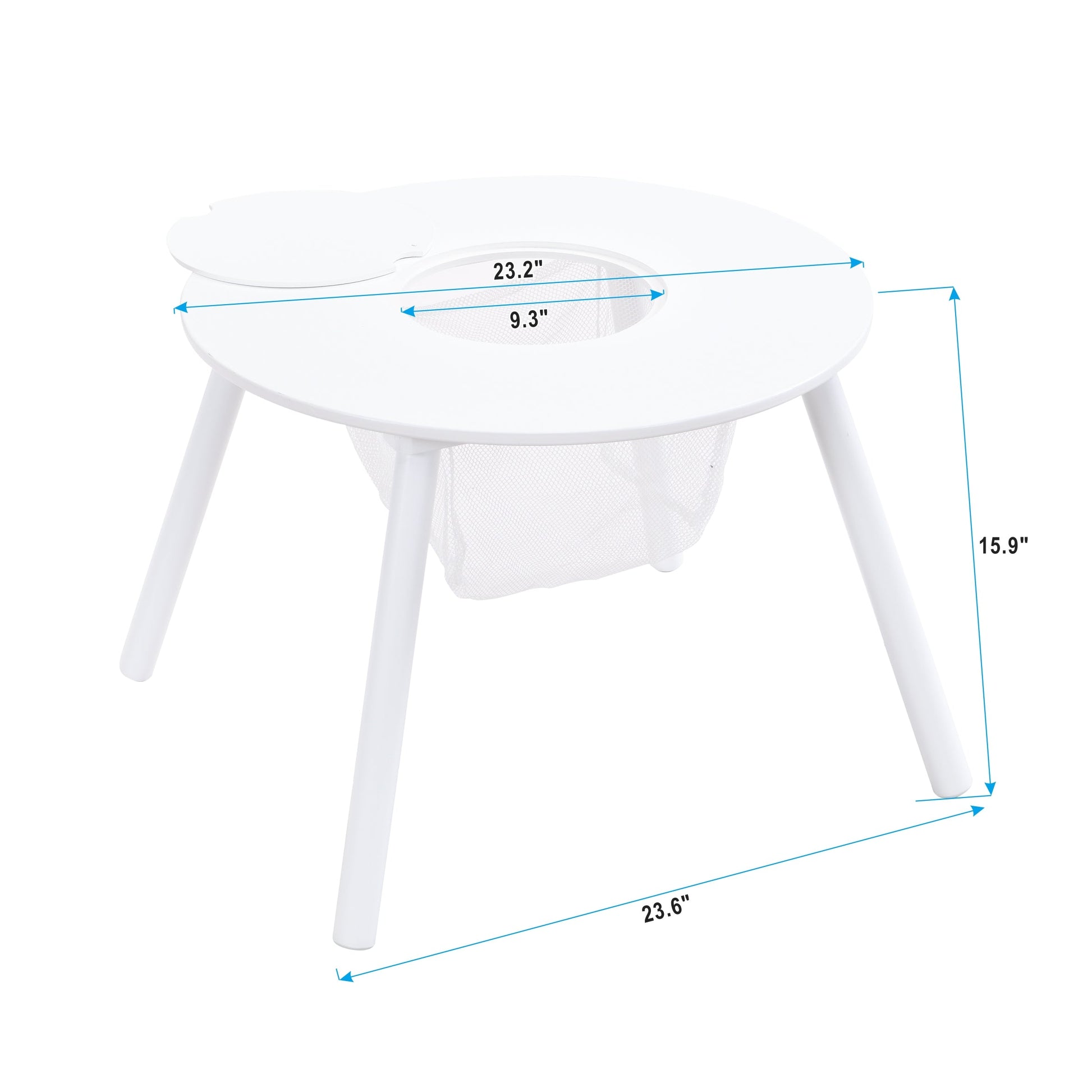 Children's panel table with 4 chairs - Korvel