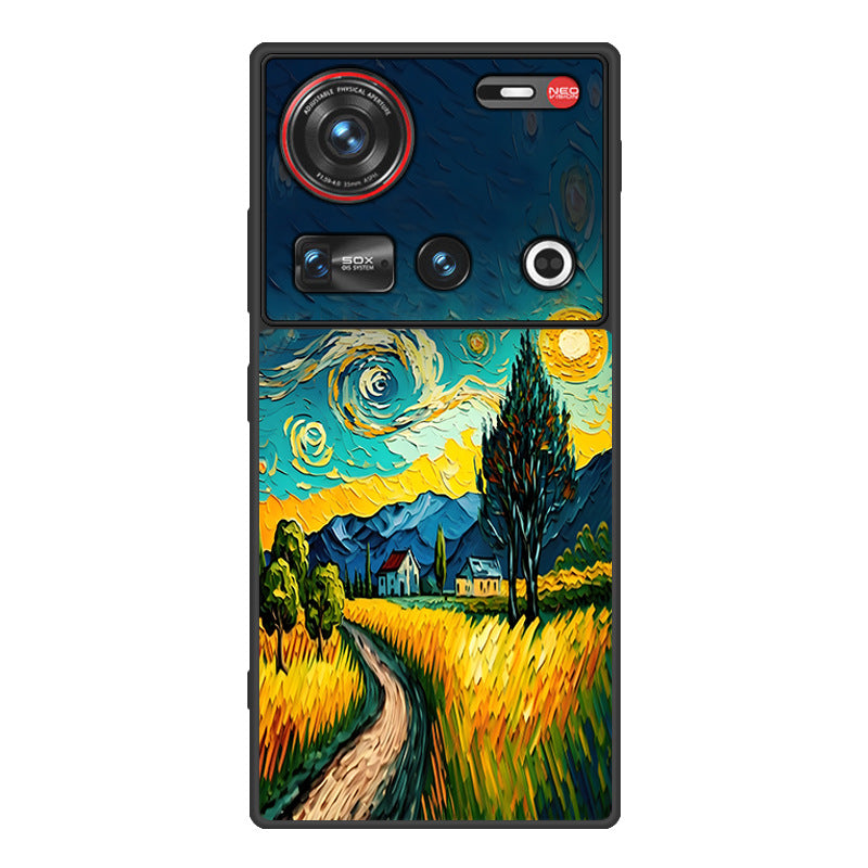 Coque en cuir Nubia Z70Sultra - Design classique ciel étoilé