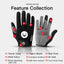 Men and women outdoor cycling windproof and cold proof motorcycle electric bike full finger touch screen anti slip gloves - Korvel