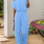 Off-Shoulder Wide Leg Jumpsuit - Korvel